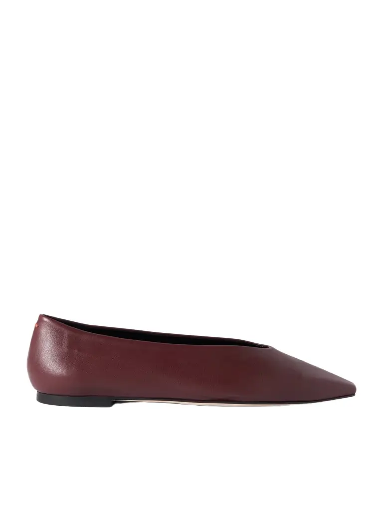 aeyde Betty Leather Ballet Flats