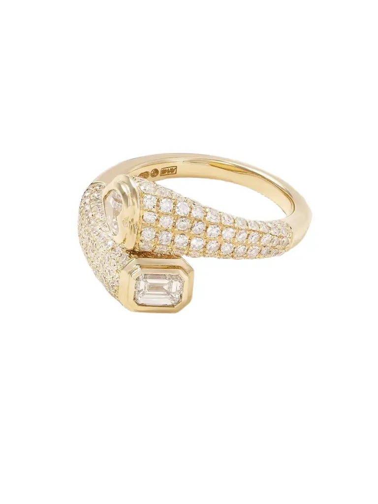 SHAY 18-karat Gold Diamond Pinky Ring