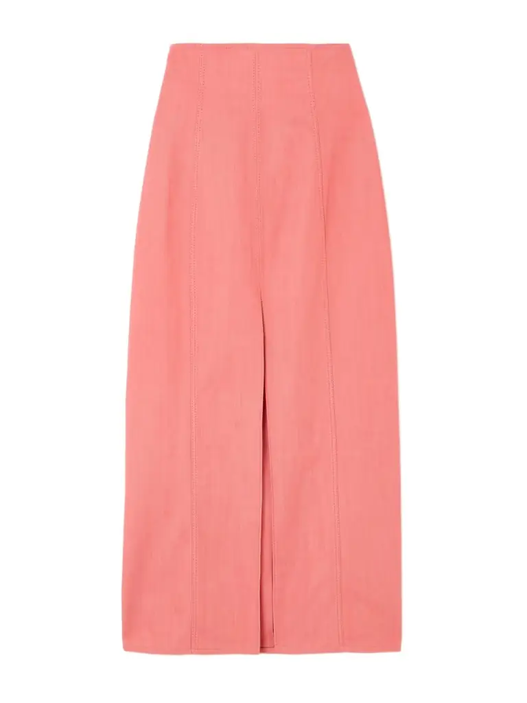 Carolina Herrera Denim Midi Skirt