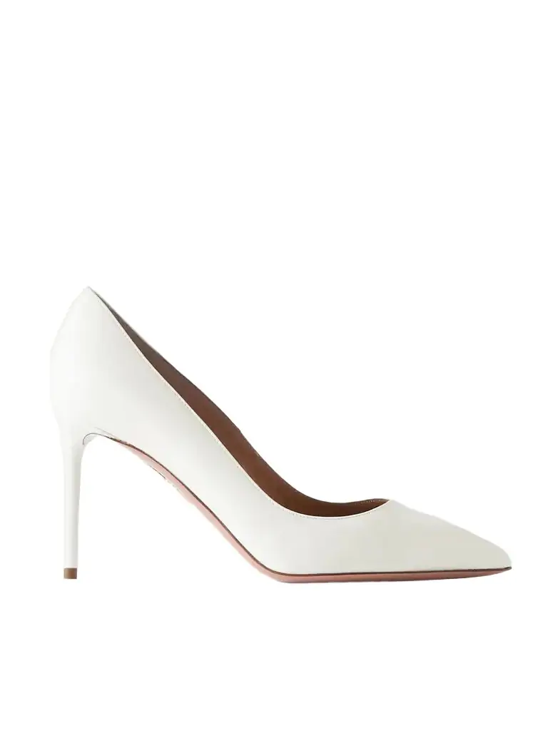 Aquazzura Purist 85 Leather Pumps - Women's Shoes