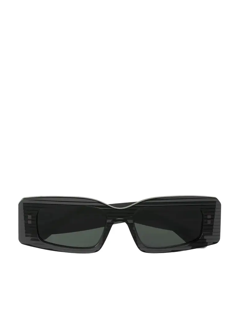 Alaïa Rectangular-frame Textured-acetate Sunglasses