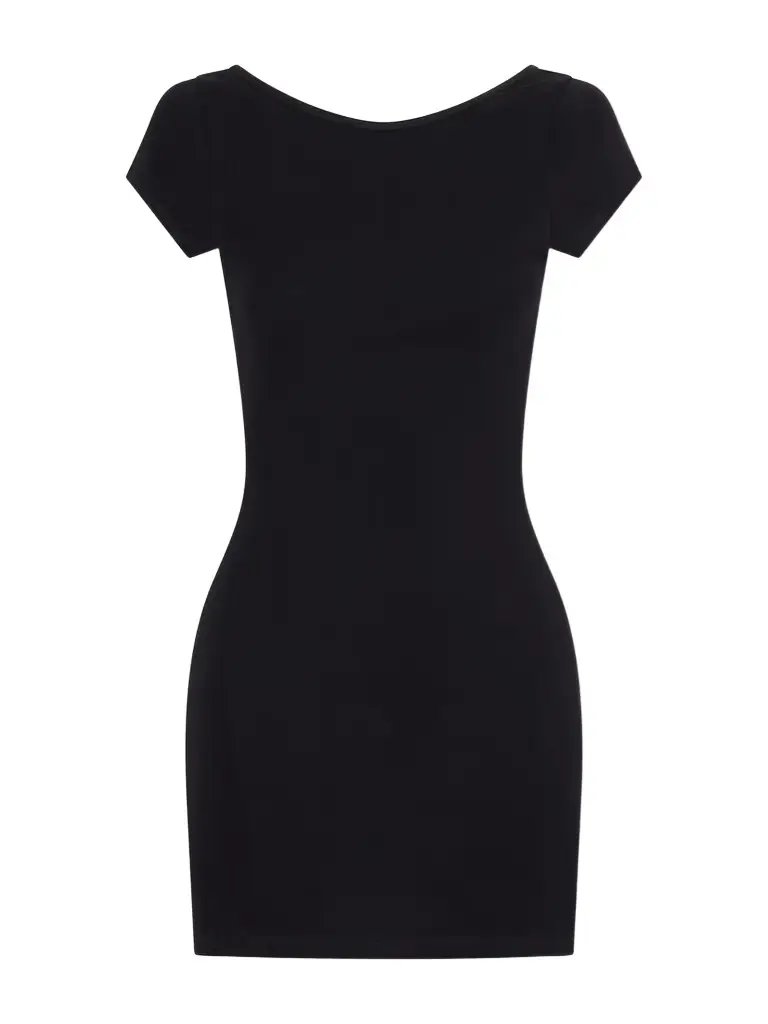 Matteau Open-back Cotton-jersey Mini Dress