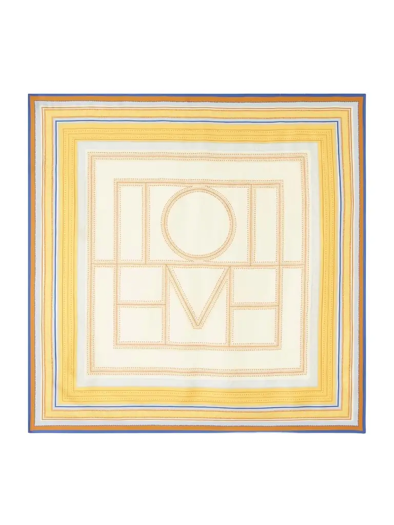TOTEME Printed Silk-twill Scarf