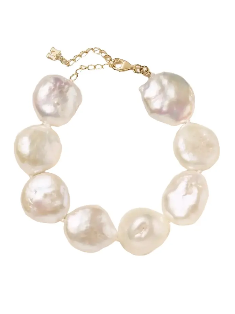 Mateo 14-karat Gold Pearl Bracelet