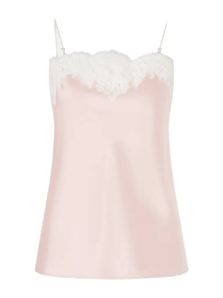 Stella McCartney Lace-trimmed Satin Camisole