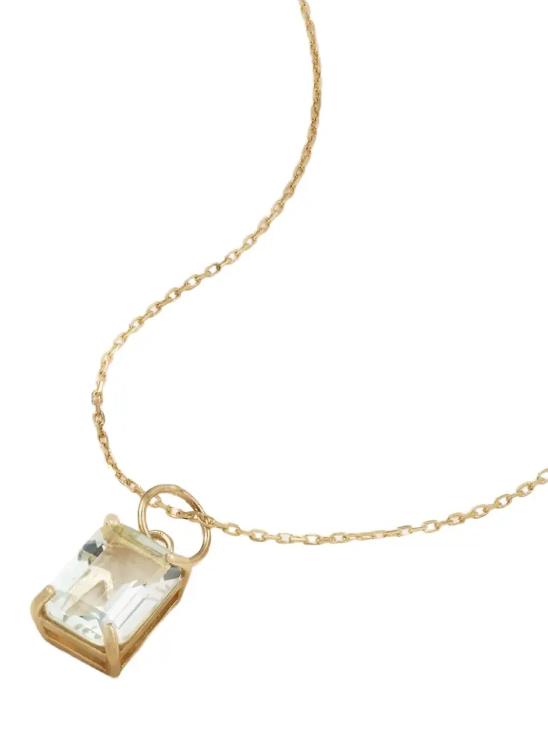 Mateo 14-karat Gold Amethyst Necklace