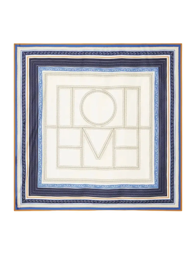 TOTEME Collector Logo-print Silk-twill Scarf