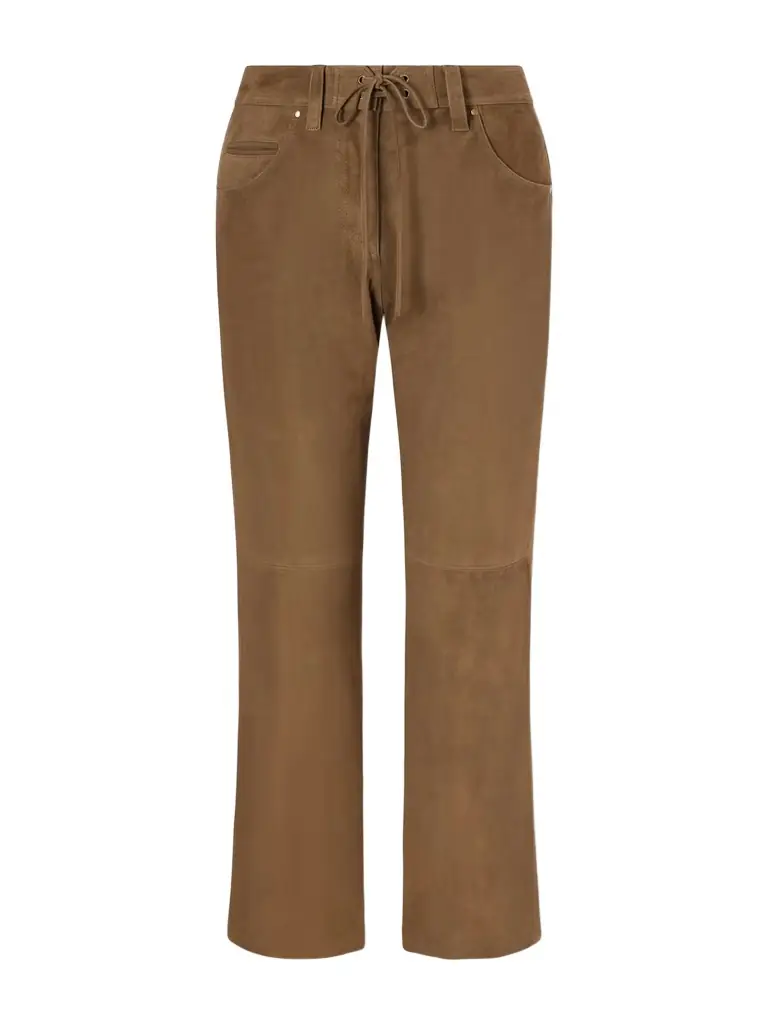 Isabel Marant Camilany Suede Slim-fit Pants