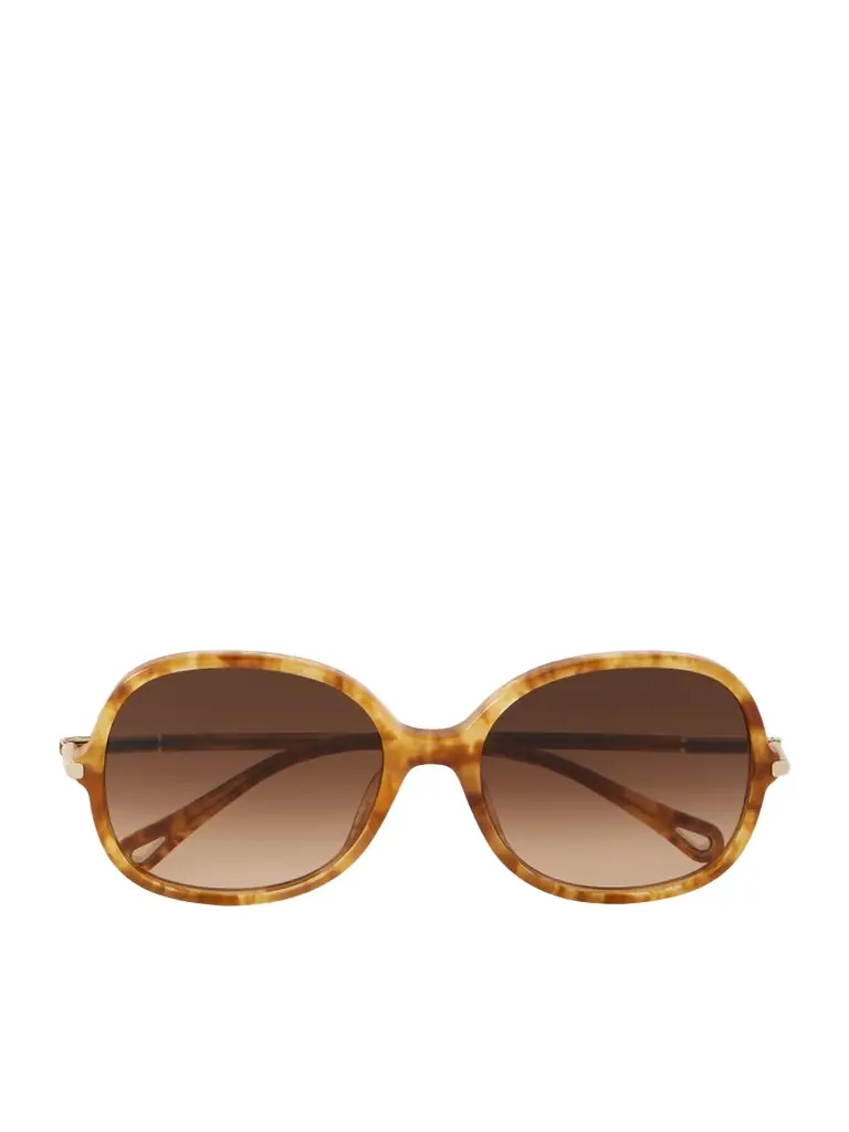 Chloé Rounded-frame Acetate Sunglasses