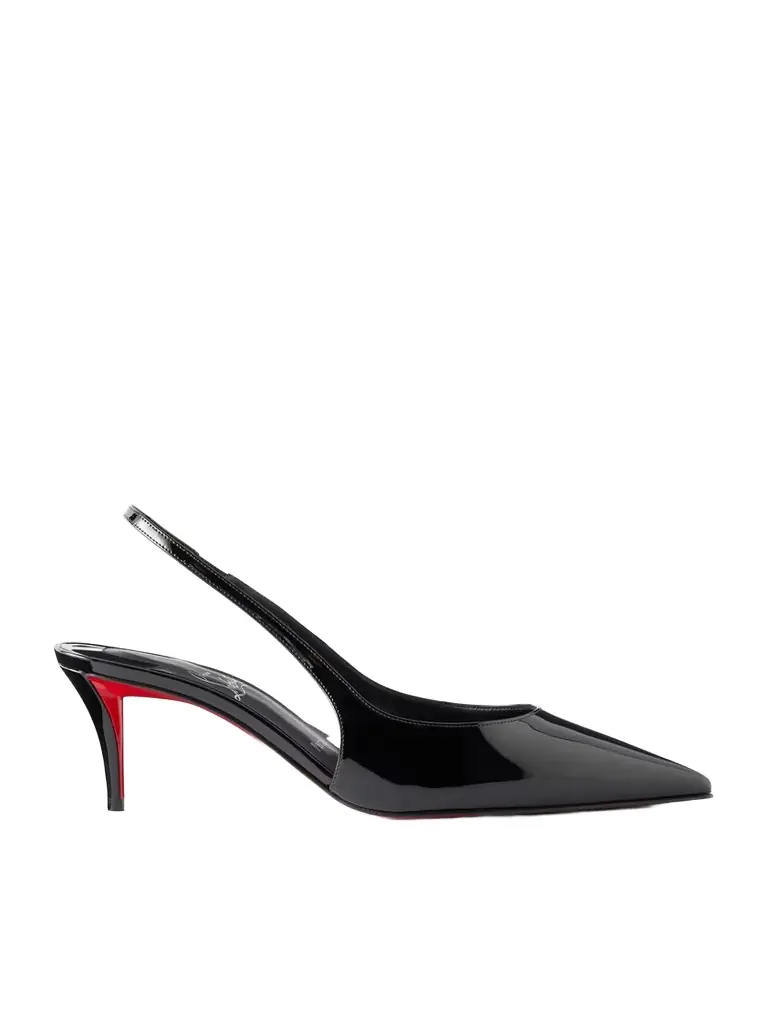 Christian Louboutin Miss Z 60 Patent-leather Slingback Pumps