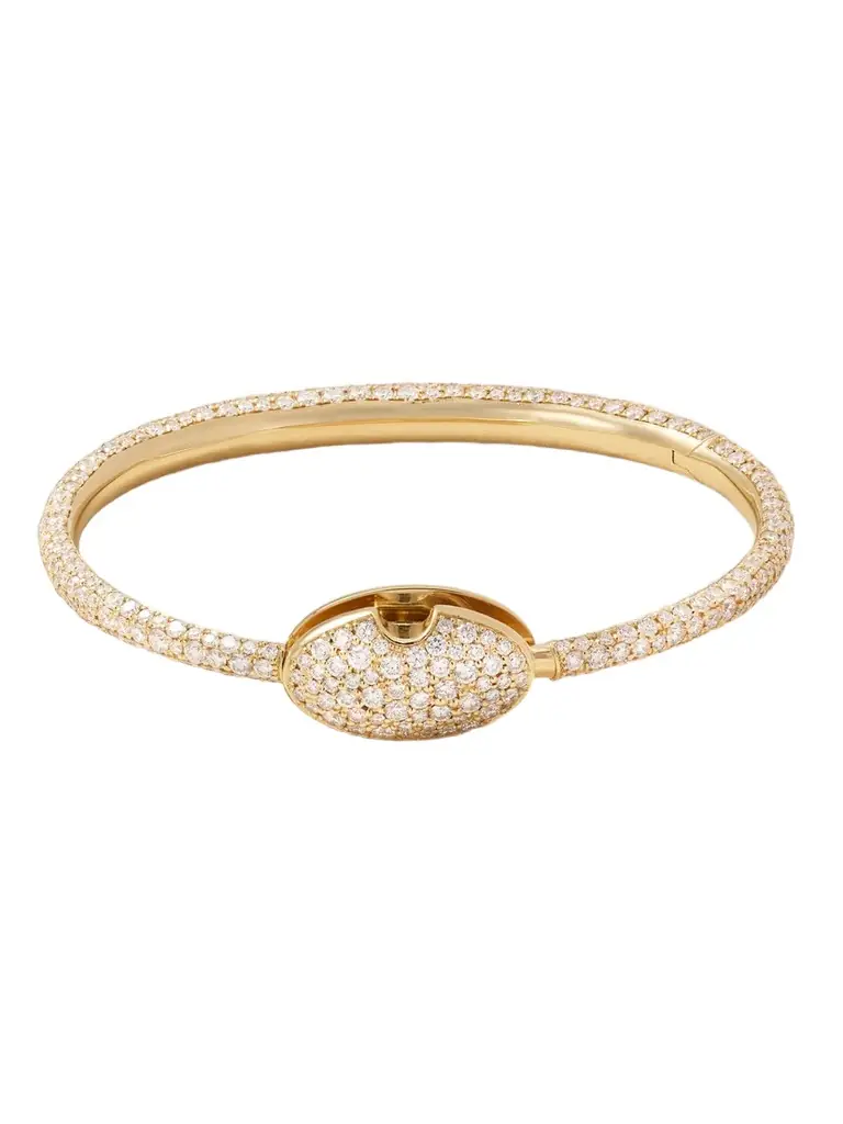 Marla Aaron Allstone Oval Musgrave 18-karat Gold Diamond Bracelet