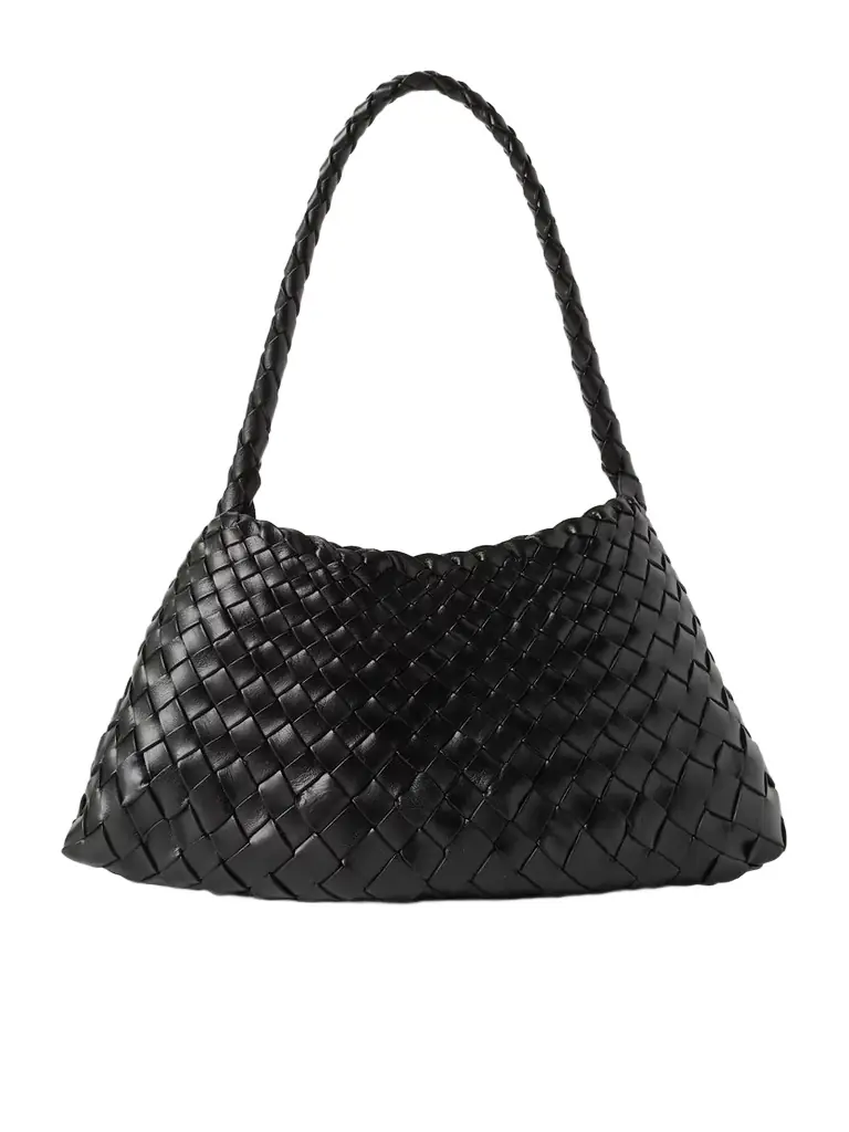 Dragon Diffusion Rosanna Mini Woven Leather Tote