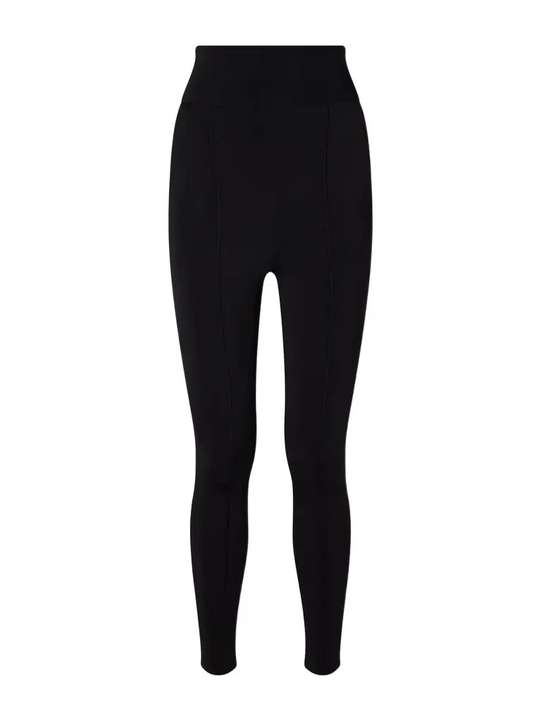 Chloé Paneled Stretch-knit Leggings