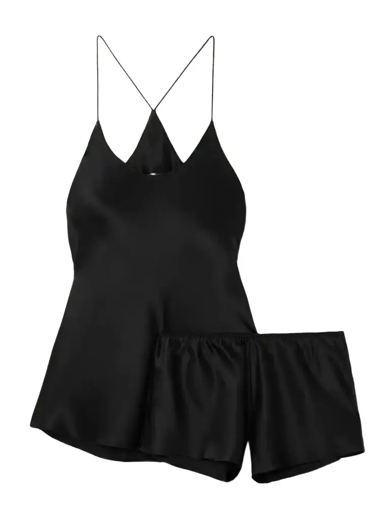Olivia von Halle Bella Silk-satin Pajama Set