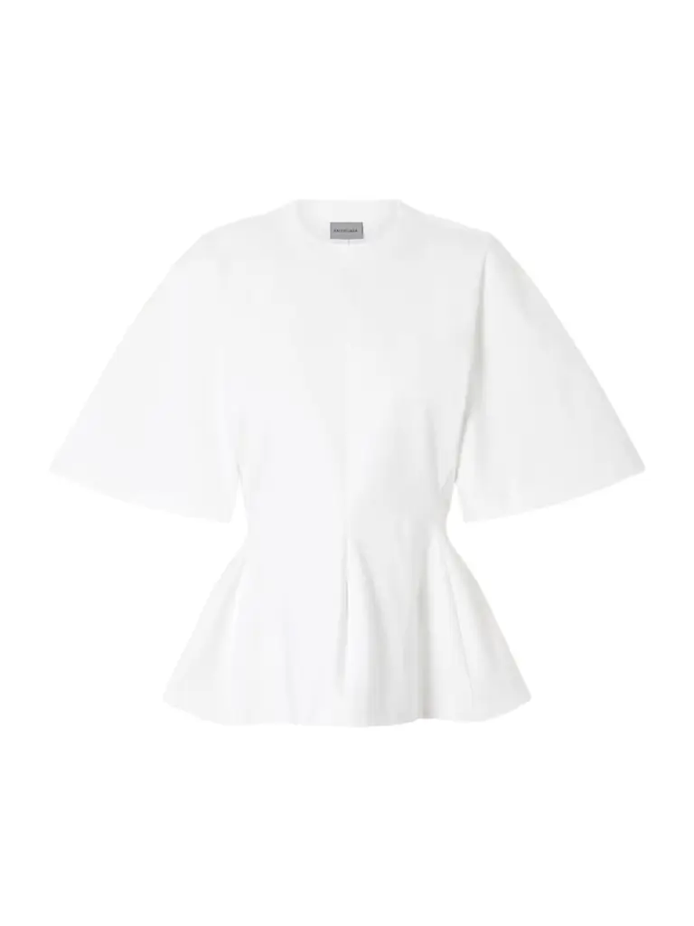 Balenciaga Shaped Flared Cotton-jersey T-shirt