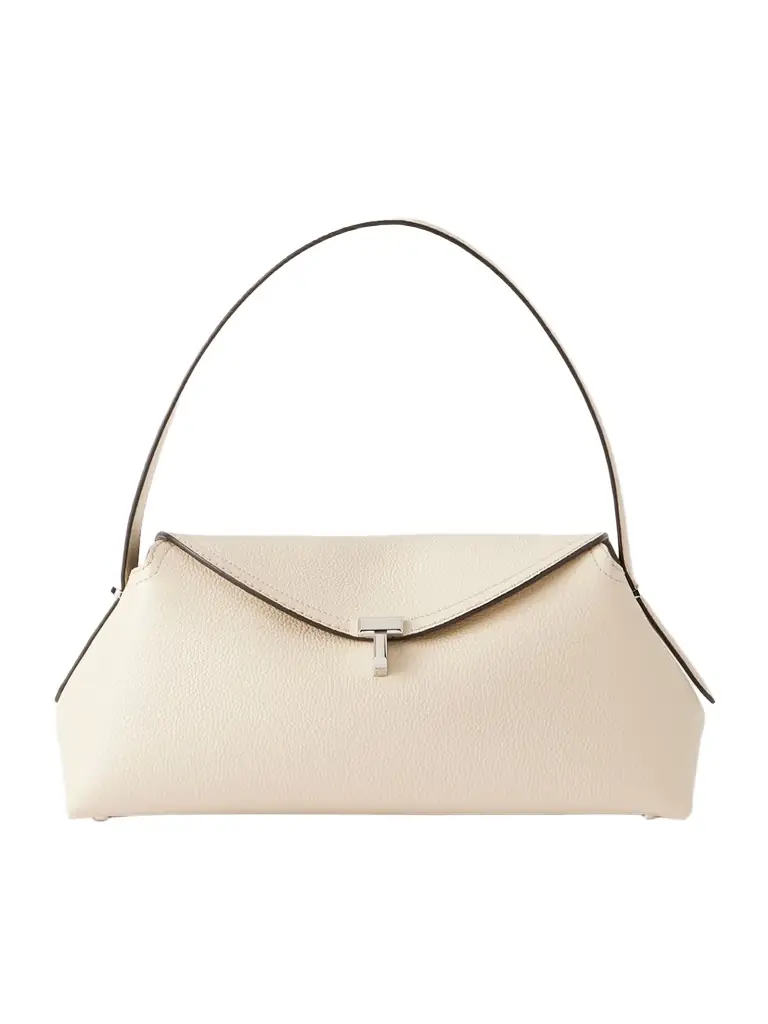 TOTEME T-lock Leather Shoulder Bag