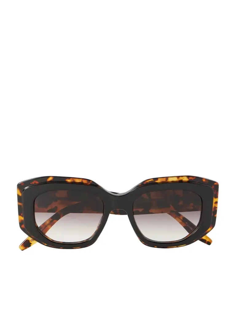 BARTON PERREIRA Crescendo Square-frame Tortoiseshell Acetate Sunglasses