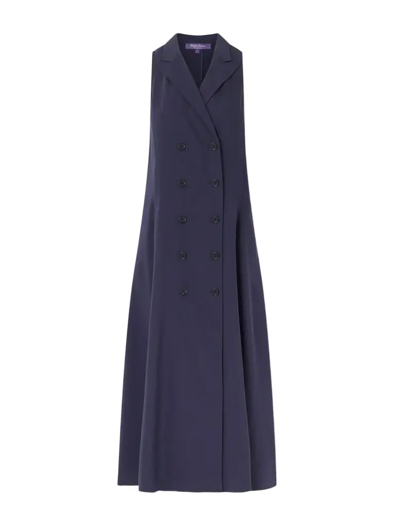 Ralph Lauren Collection Alecia Cotton-blend Jersey Midi Dress