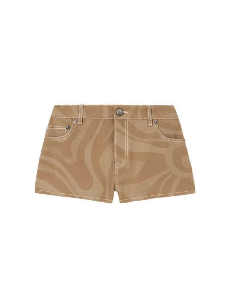 PUCCI Printed Cotton-canvas Shorts - Women's Clothing
