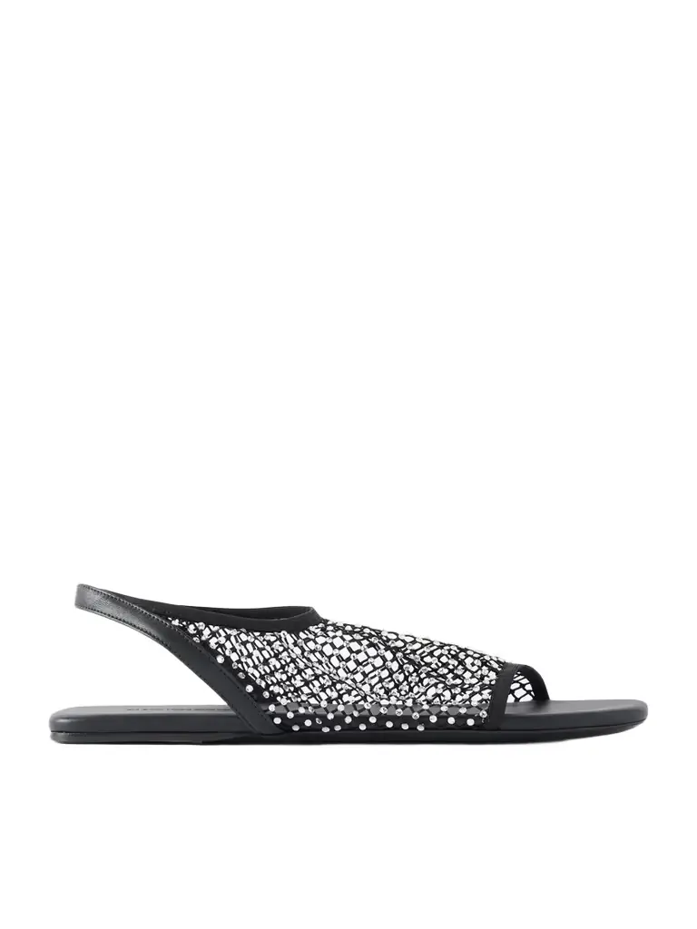 Christopher Esber Minette Crystal-embellished Leather Sandals