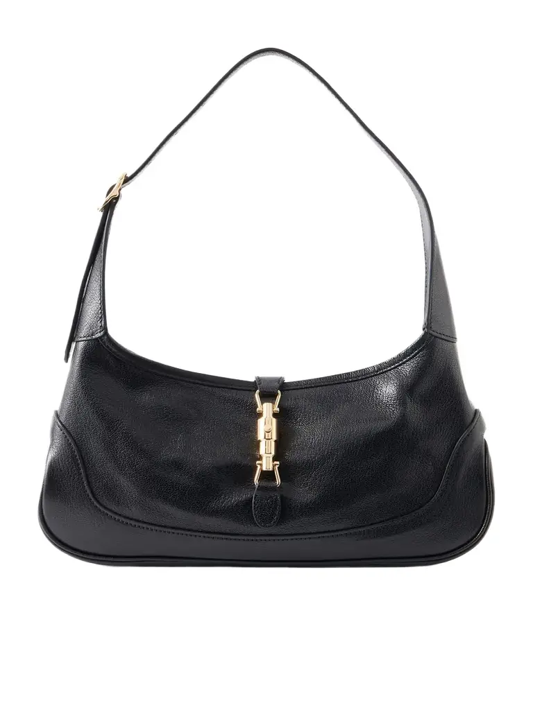 Gucci Jackie 1961 Slim Textured-leather Shoulder Bag