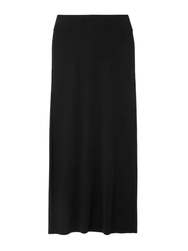TOTEME Lyocell And Cashmere-blend Maxi Skirt