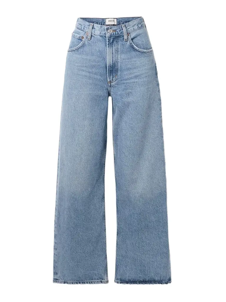 AGOLDE Low Curve Mid-rise Straight-leg Jeans