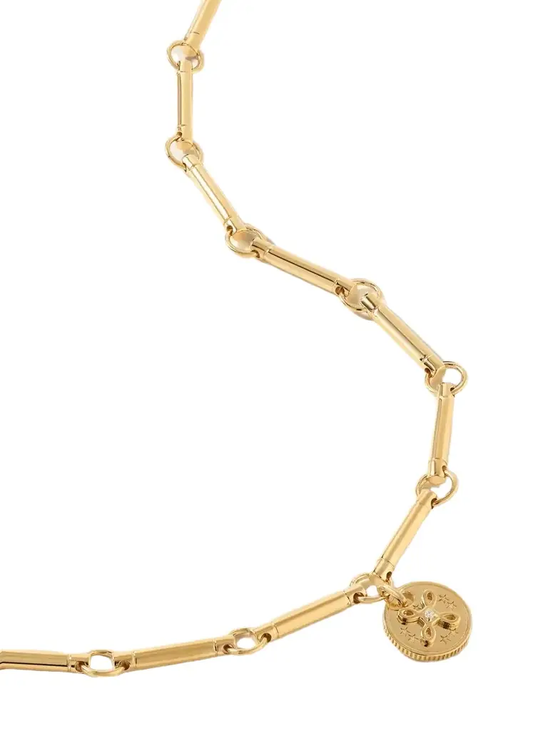 Foundrae True Love 18-karat Gold Diamond Necklace