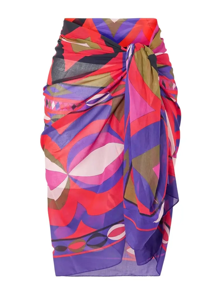 PUCCI Printed Cotton Pareo