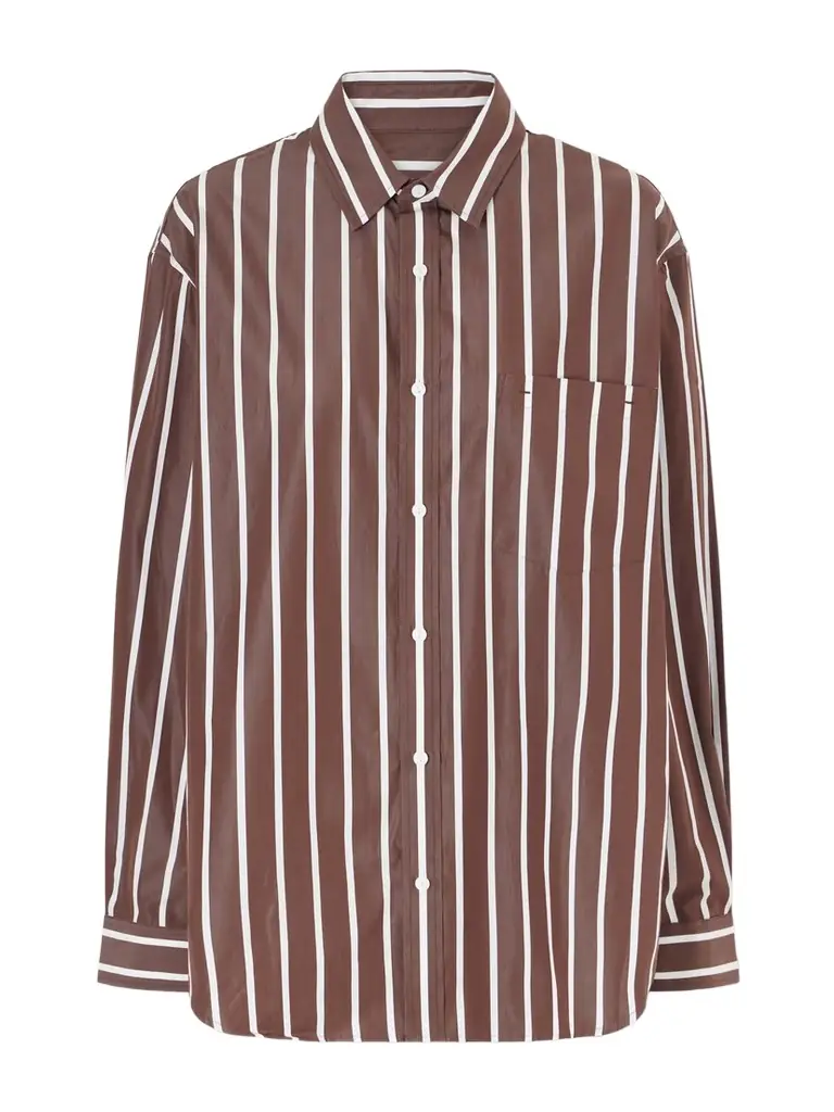 Matteau Striped Organic Cotton-poplin Shirt
