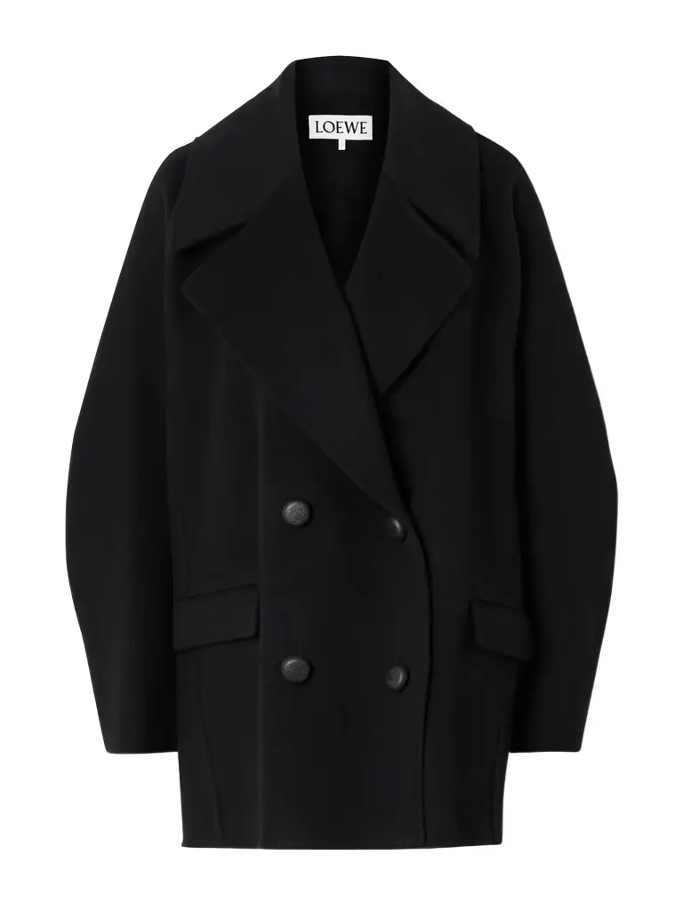 Loewe Double-breasted Wool Coat