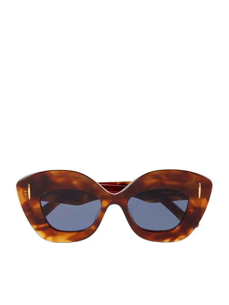 Loewe Oversized Cat-eye Tortoiseshell Acetate Sunglasses