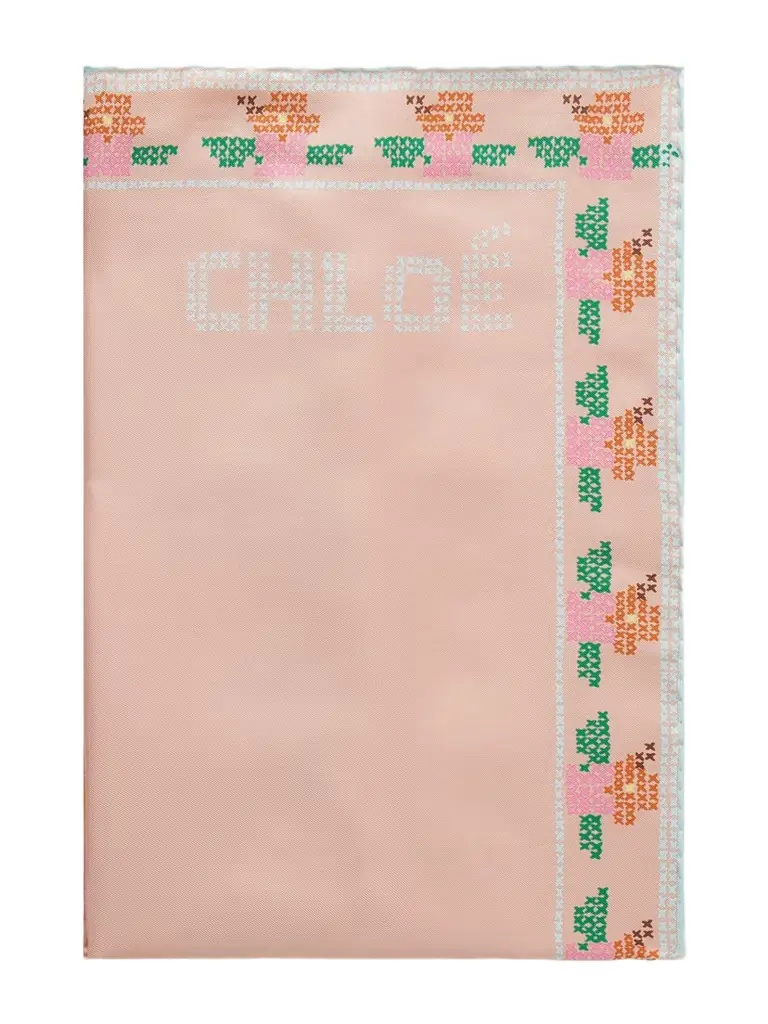Chloé Printed Silk Scarf