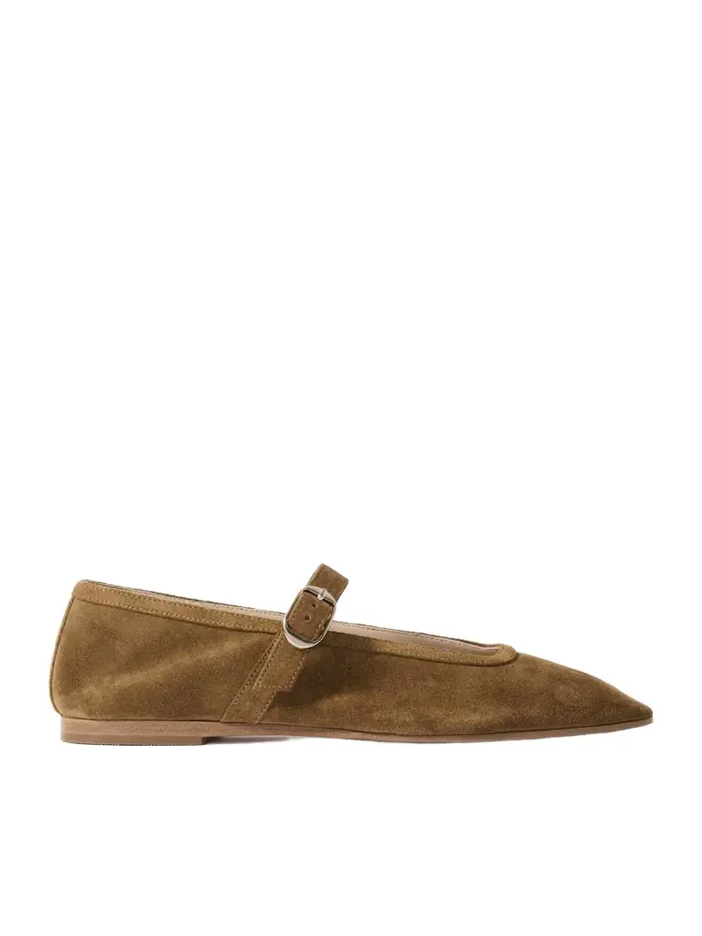 Le Monde Béryl Suede Mary Jane Ballet Flats
