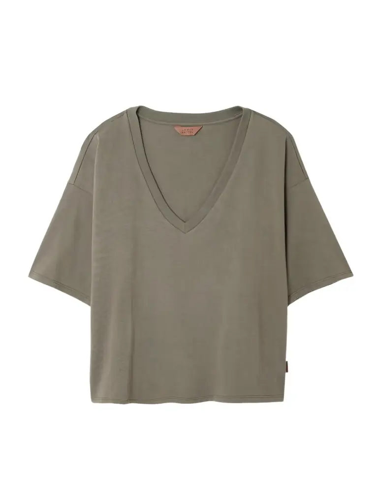 Jamie Haller The V Tee Oversized Cotton-jersey T-shirt