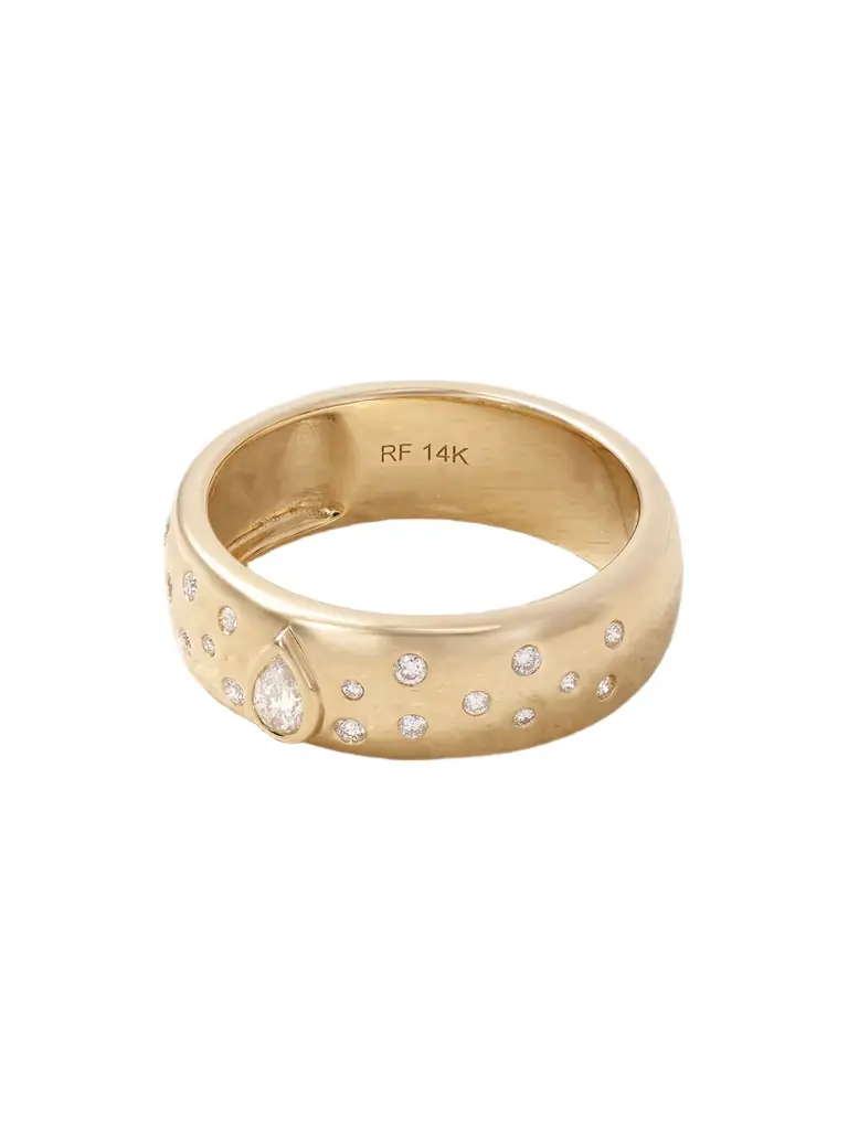 Roxanne First Cigar Constellation 14-karat Gold And Diamond Ring