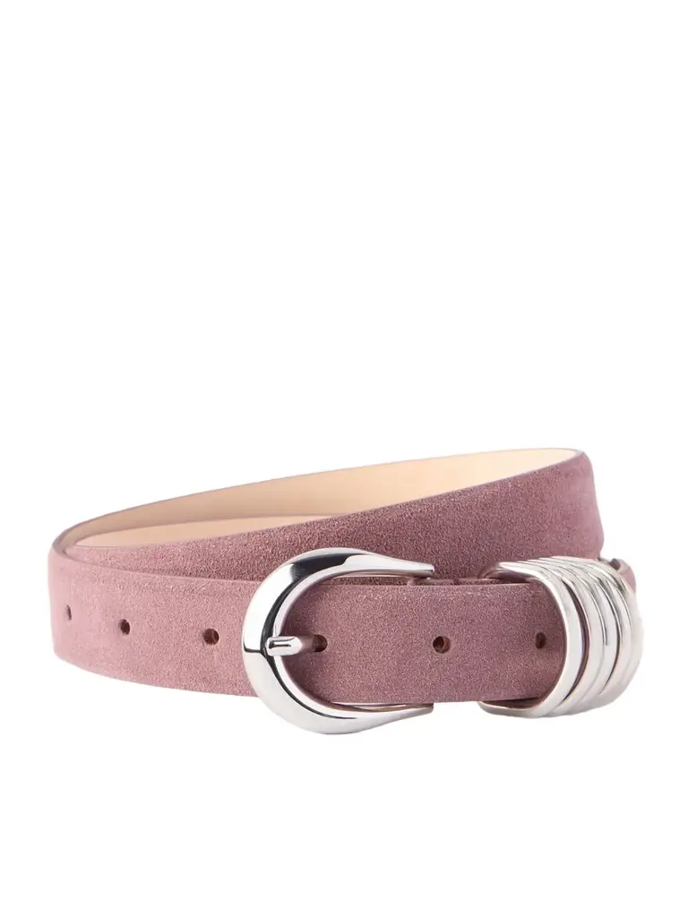 Déhanche 2.5 Cm Hollyhock Suede Belt