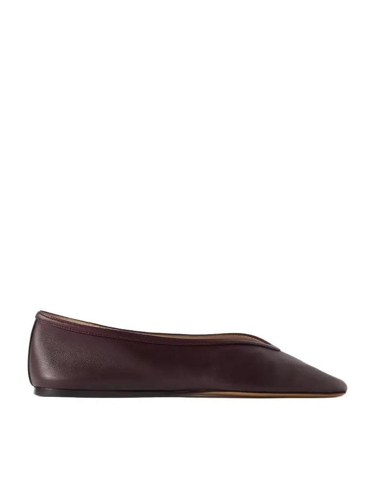 Le Monde Béryl Luna Leather Ballet Flats