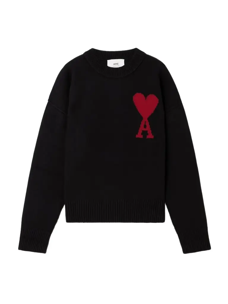 AMI PARIS + Net Sustain Adc Intarsia Wool Sweater
