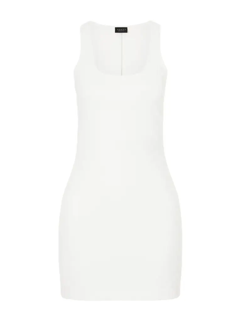 Gucci Embossed Jersey Mini Dress