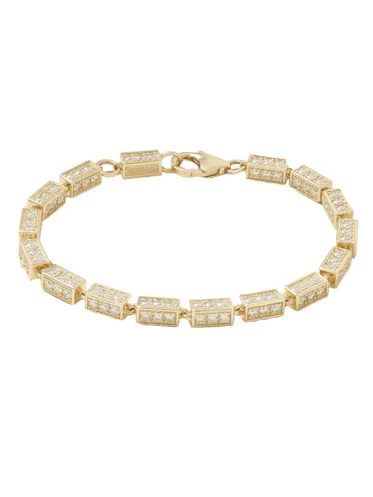 Suzanne Kalan 18-karat Gold Diamond Bracelet