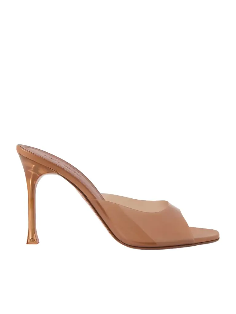 Amina Muaddi Alexa Pvc Mules