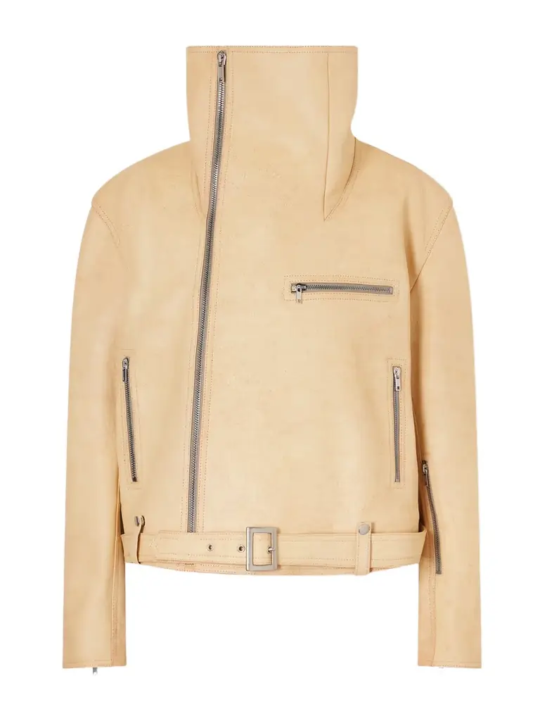Rick Owens Leather Biker Jacket