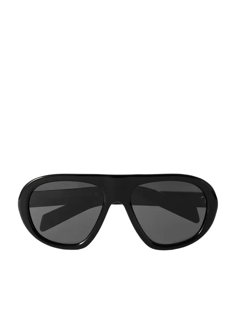 PRADA EYEWEAR Oversized Aviator-style Acetate Sunglasses