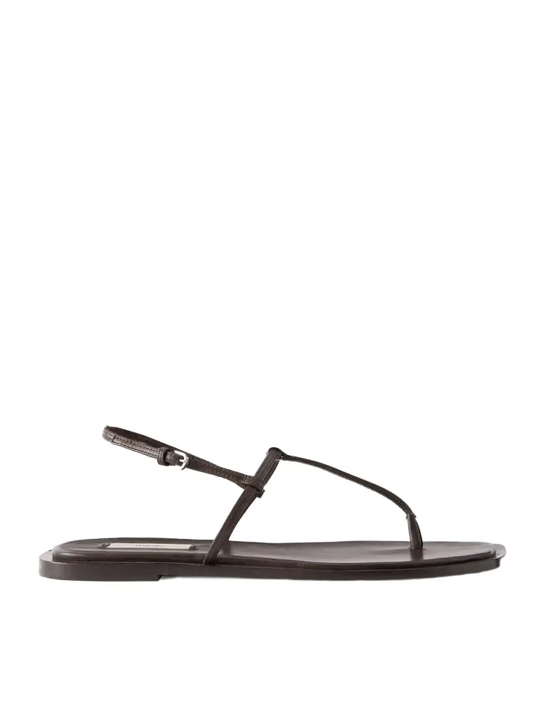 TOTEME T-strap Leather Flats