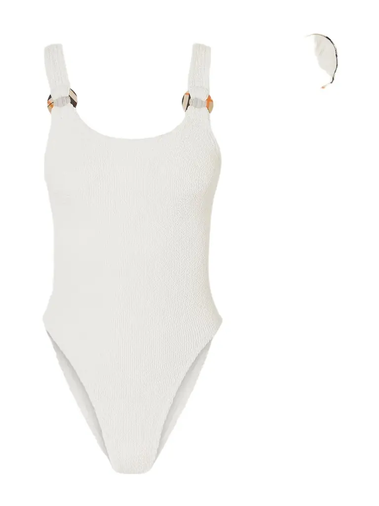 Burberry + Hunza G Domino Original Crinkle™ Swimsuit