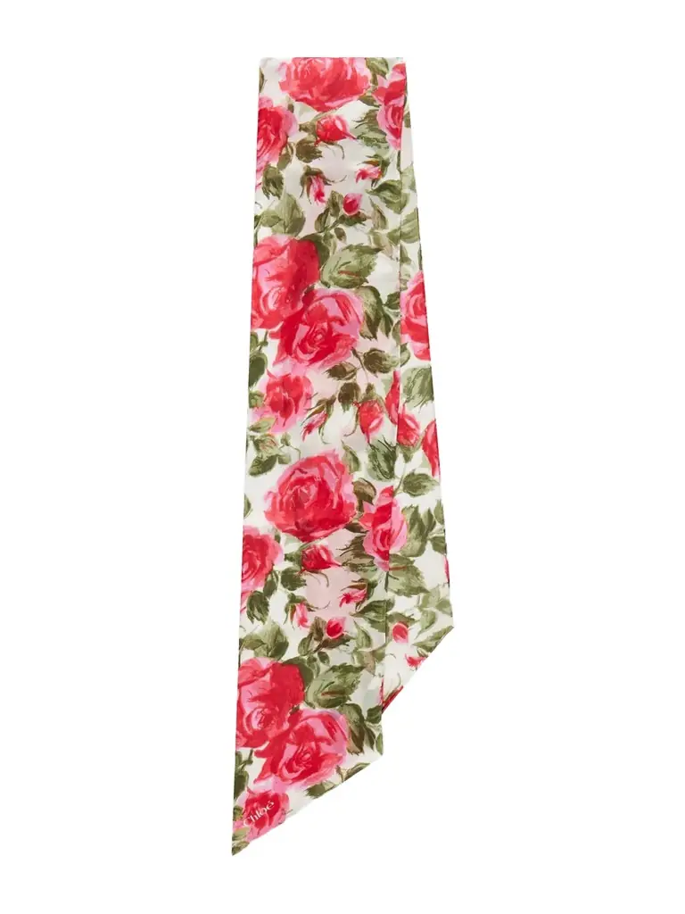 Chloé Floral-print Silk-georgette Scarf