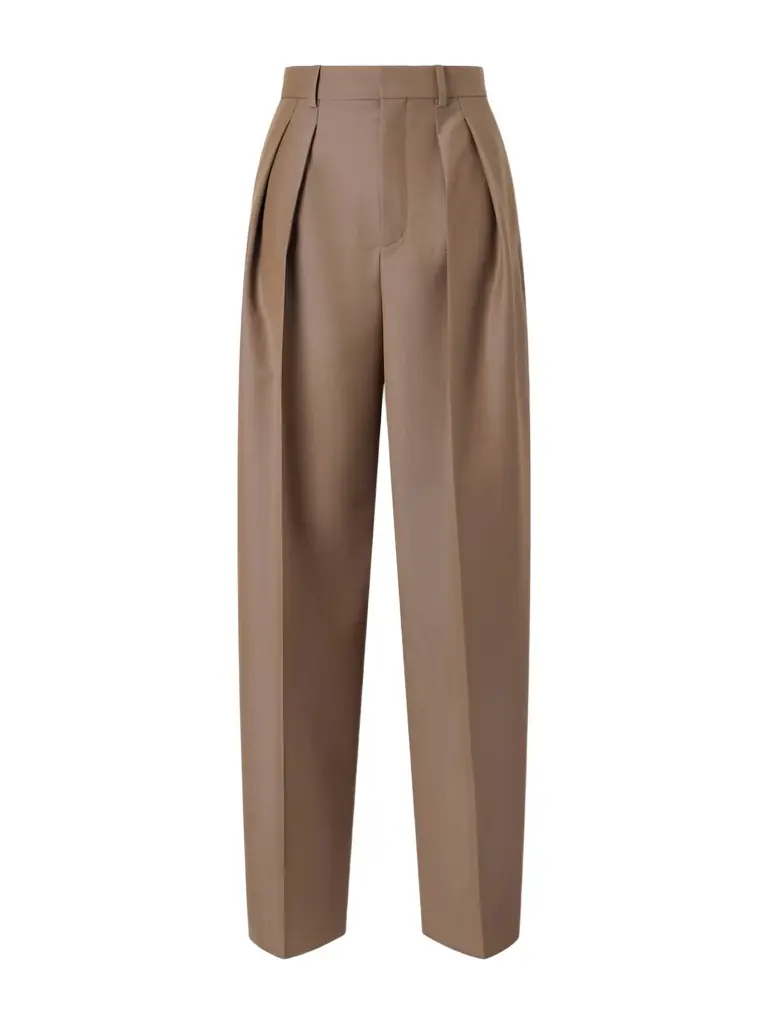 Saint Laurent Straight-leg Wool-blend Pants