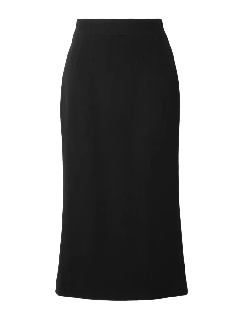 Dolce & Gabbana Textured-wool Midi Skirt