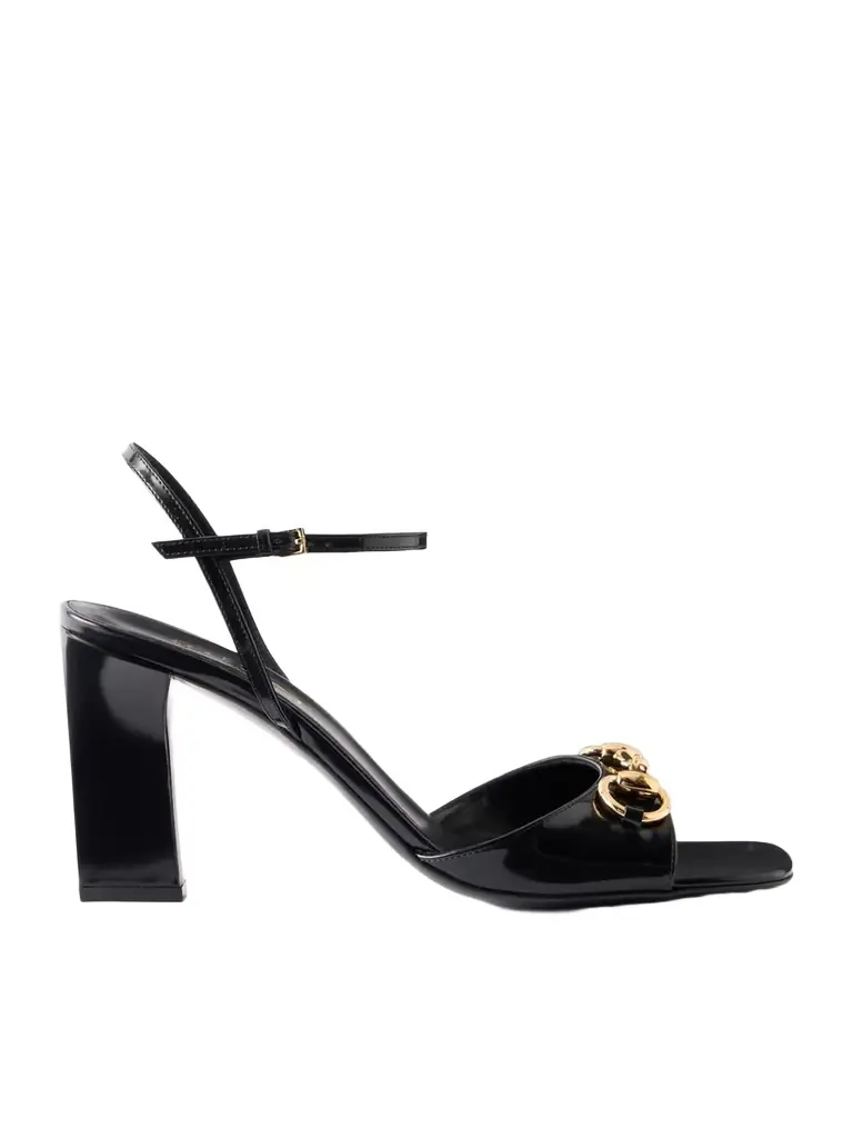 Gucci Signora Horsebit-embellished Leather Sandals